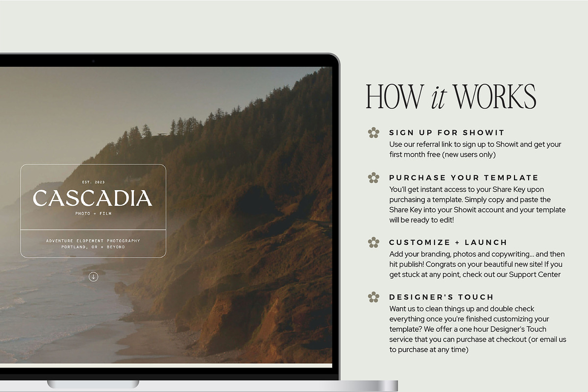 Showit Template for Photographers, a Websites & App Template by Lennox Creative Co. (Photo 5 of 6)