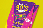 90s Radio Music Flyer, a Flyer Template by Guuver (Thumbnail 2 of 3)