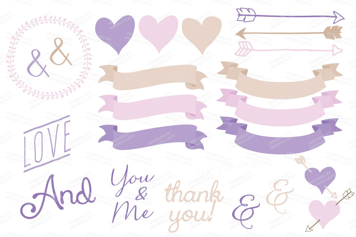 Lavender Vector Vintage Flowers, an Illustration by Amanda Ilkov (Photo 4 of 4)