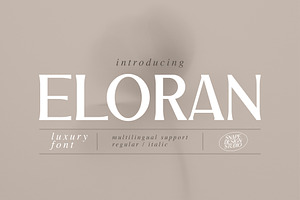 Eloran - Luxury Font