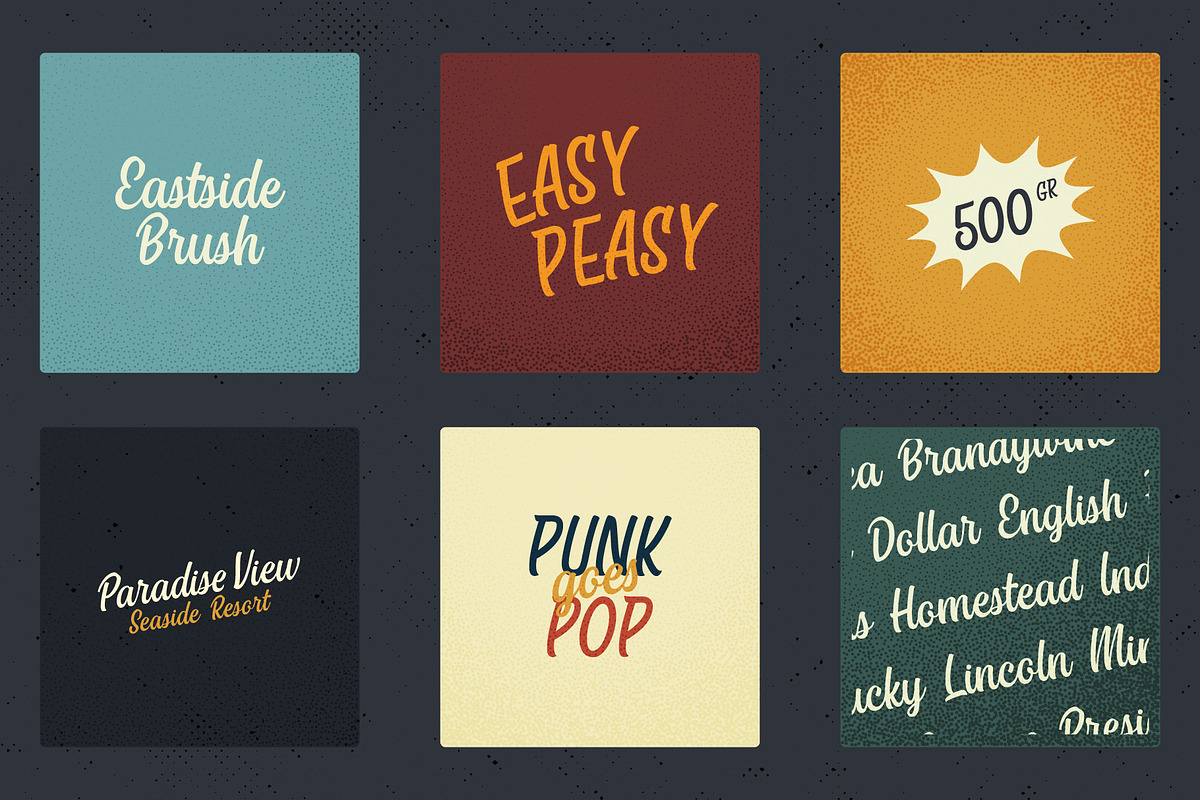 Eastside Brush - Casual Font Trio, a Font by Adam Fathony (Photo 9 of 10)