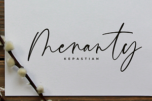 Santana Calligraphy Font