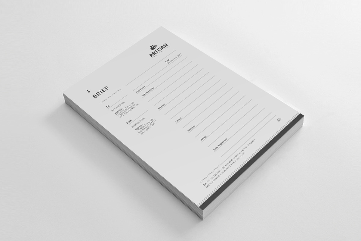 Corporate Identity, a Stationery Template by artisanHR (Photo 4 of 8)