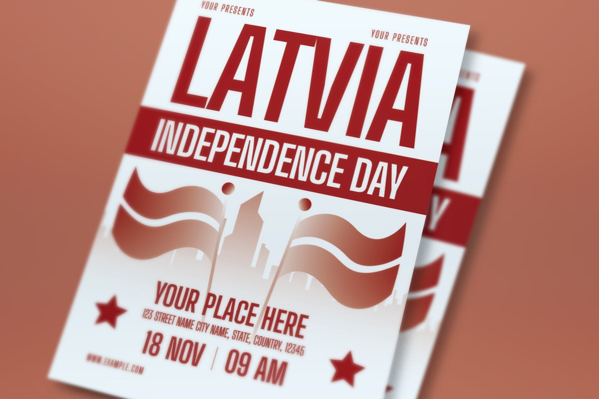 Latvia Independence Day Flyer preview 2
