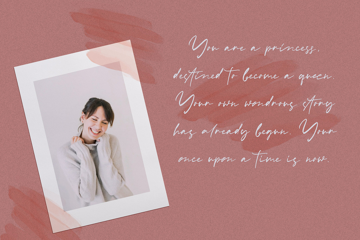 Rachelyne - Modern Calligraphy Font preview 3
