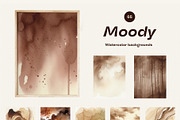 Moody Fall Watercolor & Doodles, an Object Graphic by divanovskaya_nv (Thumbnail 4 of 19)