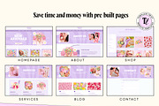 Retro Purple Y2K Website Template, a Wix Template by Template Twist Shop (Thumbnail 6 of 10)