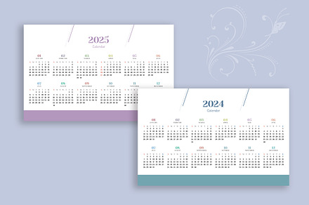2024 Calendar InDesign template