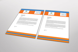 Orangian Letterhead Template