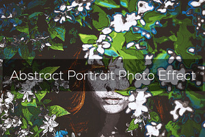 Abstract Portrait Photo Effect