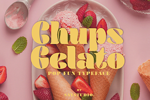 Chups Gelato - Pop Fun Font