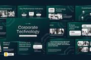 Corporate Technology Google Slides, a Presentation Template by Loin Studio (Thumbnail 1 of 4)