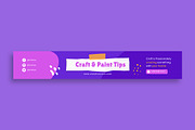Craft Tips Youtube Cover, a Social Media Template by MikroType Std (Thumbnail 3 of 4)