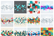 Abstract vector backgrounds, a Texture Illustration by VAlex (Thumbnail 2 of 5)