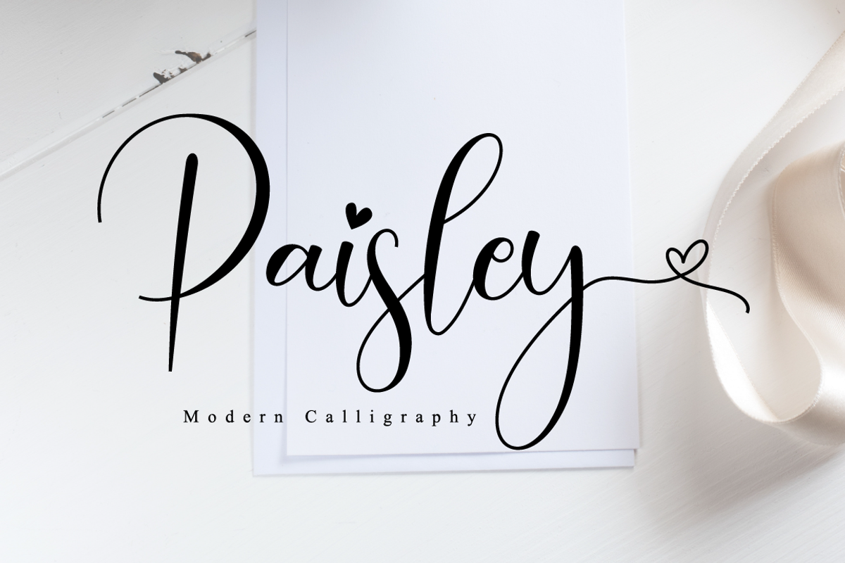 Paisley // Lovely Script Font