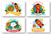 14 Day of Against Nuclear Tests, an Object Illustration by denayunebgt (Thumbnail 2 of 5)