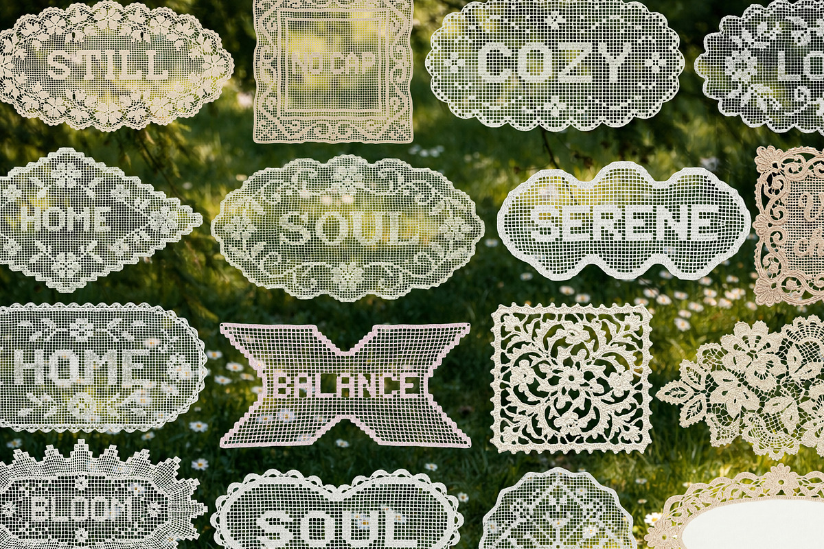 200 Vintage Nature Lace Doilies, an Object Graphic by DreamoraArt (Photo 8 of 11)