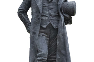 Goya statue isolated photo, an Arts & Entertainment Photo by DanFLCreativo