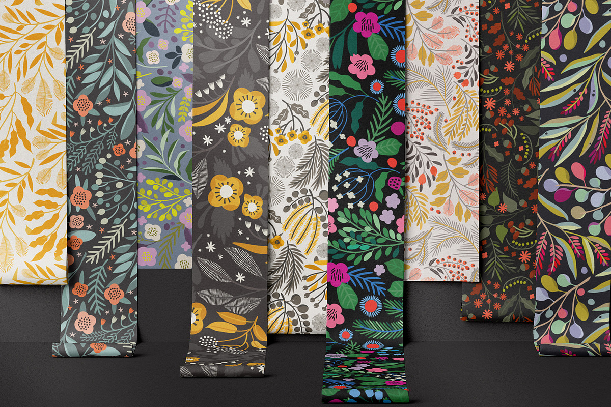 Vector Florals, a Background Graphic by Irtsya (Photo 12 of 12)
