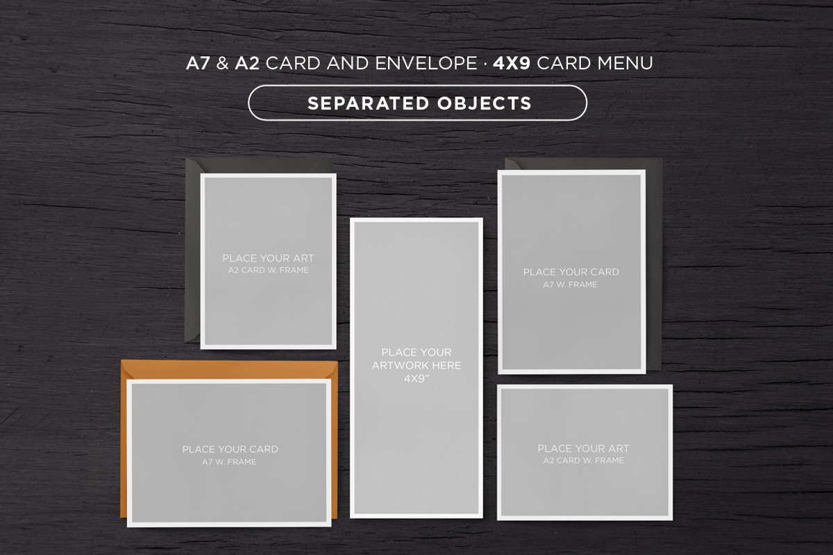 Mockup · Fall Stationery Scene, a Print Template by tomodachi studio (Photo 2 of 4)
