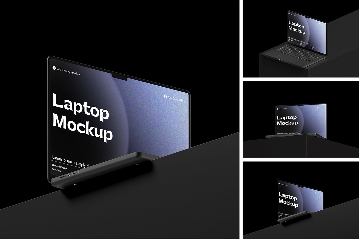 High Quality Laptop Mockup, a Mac Mockup by Difa Design (Photo 1 of 4)