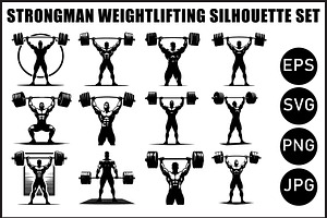 Vintage Strongman Weightlifting Bund, an Object Graphic by jahid234