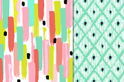 Ikat Papers & Photoshop Brushes, a Pattern Graphic by Colors on Paper (Thumbnail 2 of 5)