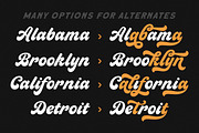 Blantika Script, a Script Font by Letterhend Studio (Thumbnail 5 of 9)