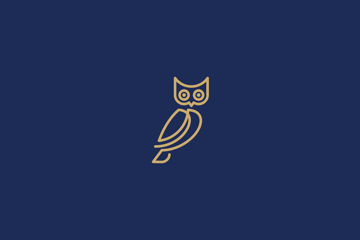 Owl logo template, a Branding & Logo Template by Sarten