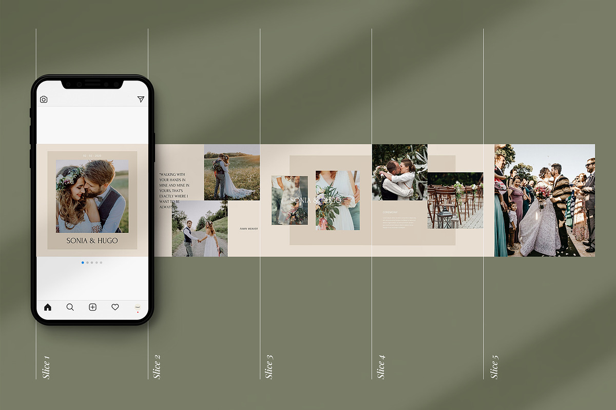Amore - Wedding Gallery Carousel, a Social Media Template by Visuel Colonie® (Photo 4 of 13)