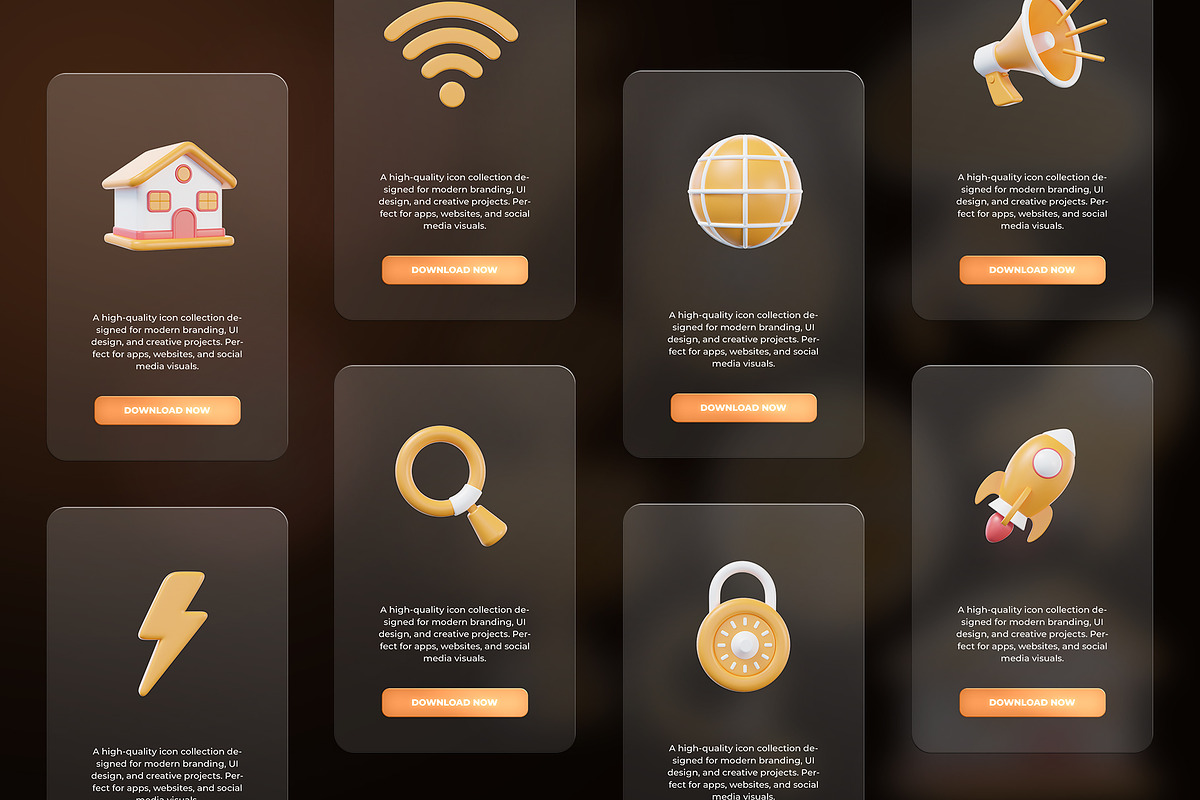 General 3D Icon Pack, an Object Graphic by Artnivora.Std (Photo 4 of 4)