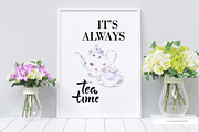 Watercolor vector tea & beverages-6, an Illustration by miminoshka (Thumbnail 7 of 7)