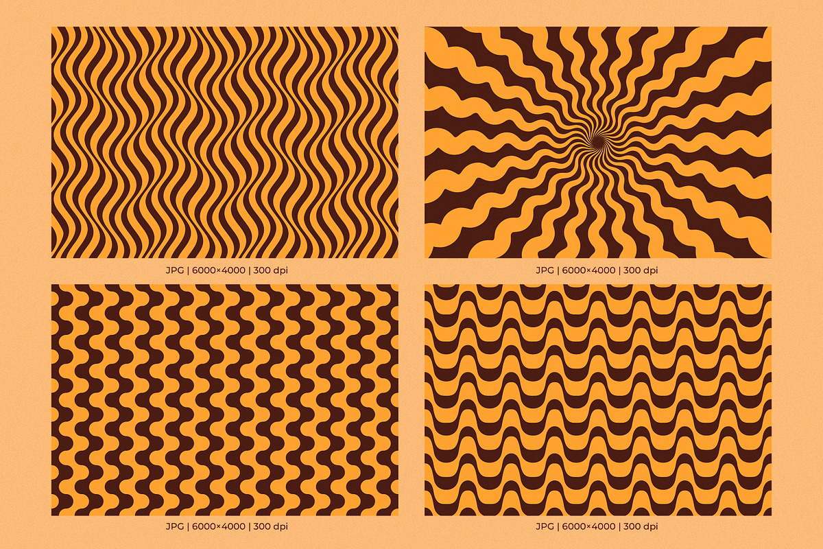 Retro Groovy Backgrounds, a Background Graphic by May Motif (Photo 4 of 20)
