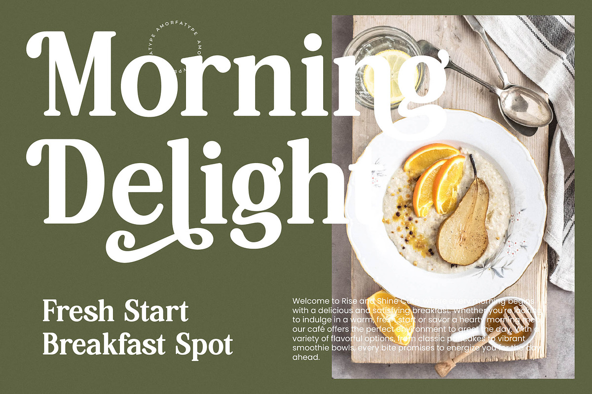 Hasbor Modern Alternate Serif Font, a Serif Font by AmorfaType (Photo 3 of 11)