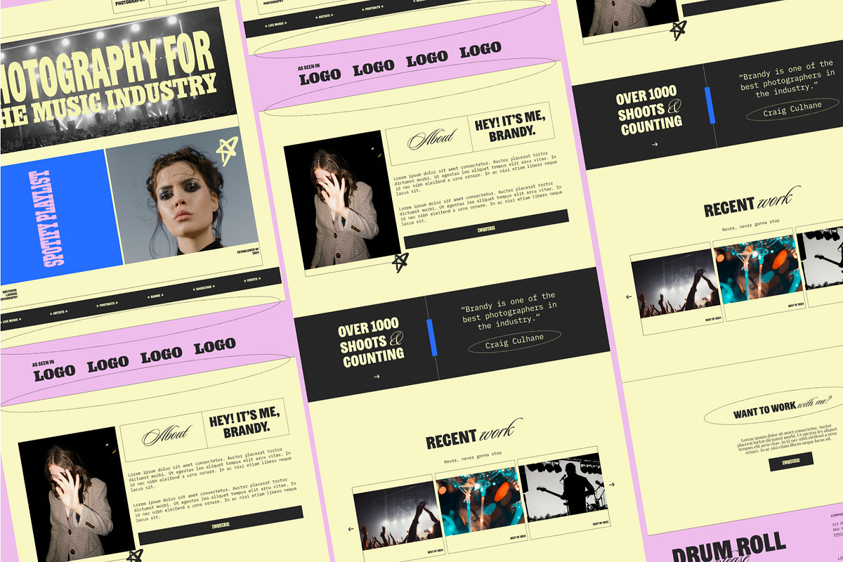 Brandy Squarespace 7.1 Template, a Squarespace Template by Digital Department (Photo 7 of 7)