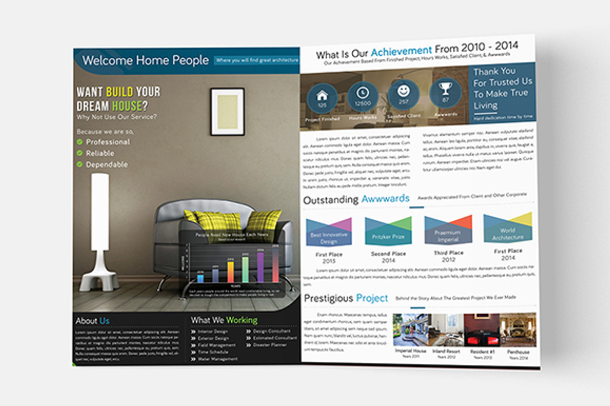 Archiz Architecture Studio Brochure, a Brochure Template by Affantjie Photowork (Photo 2 of 5)