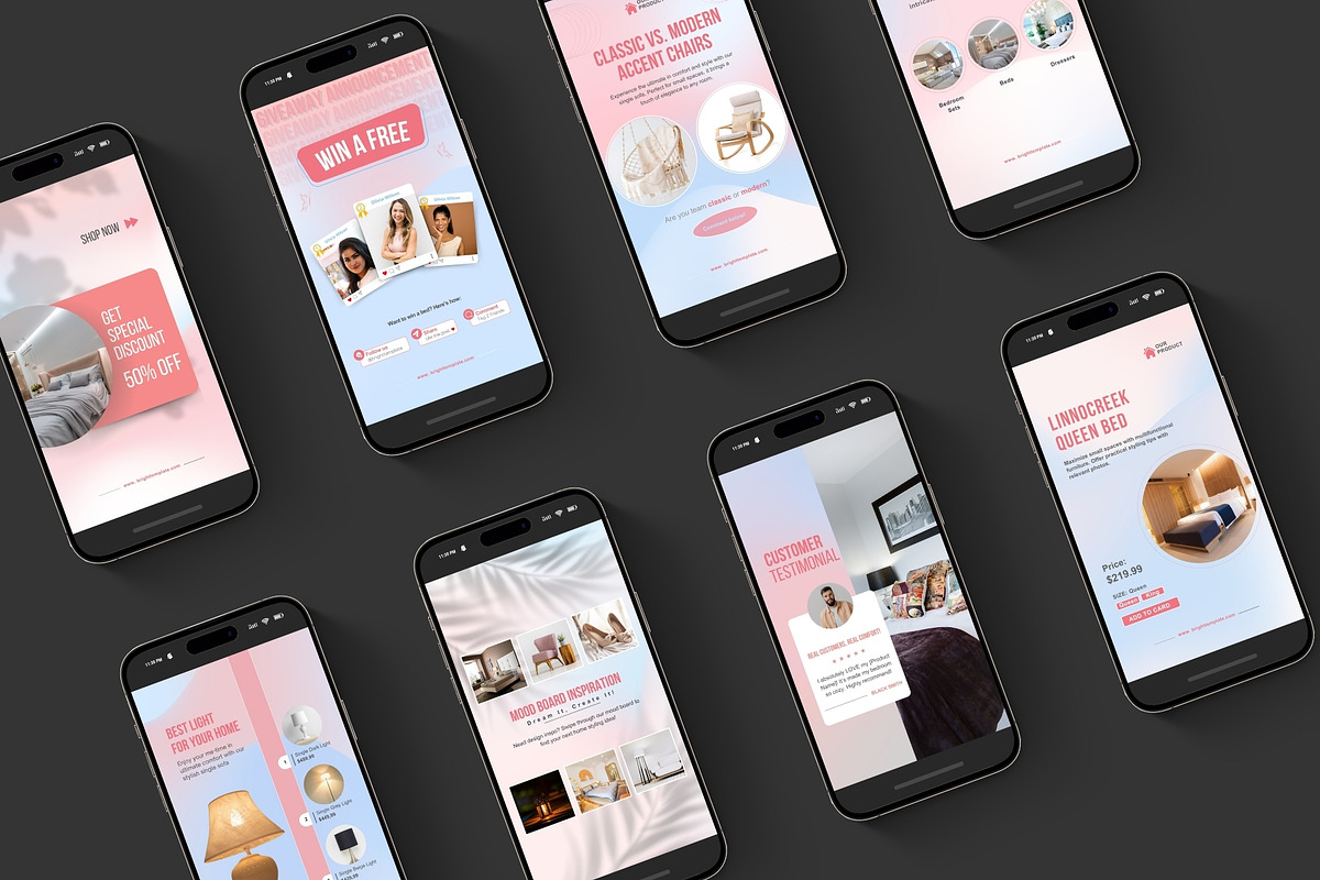50 Animated Canva Instagram Stories, a Social Media Template by TheBrightGrap (Photo 8 of 10)