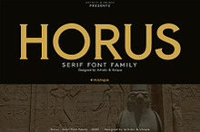 Horus - Serif Font Family