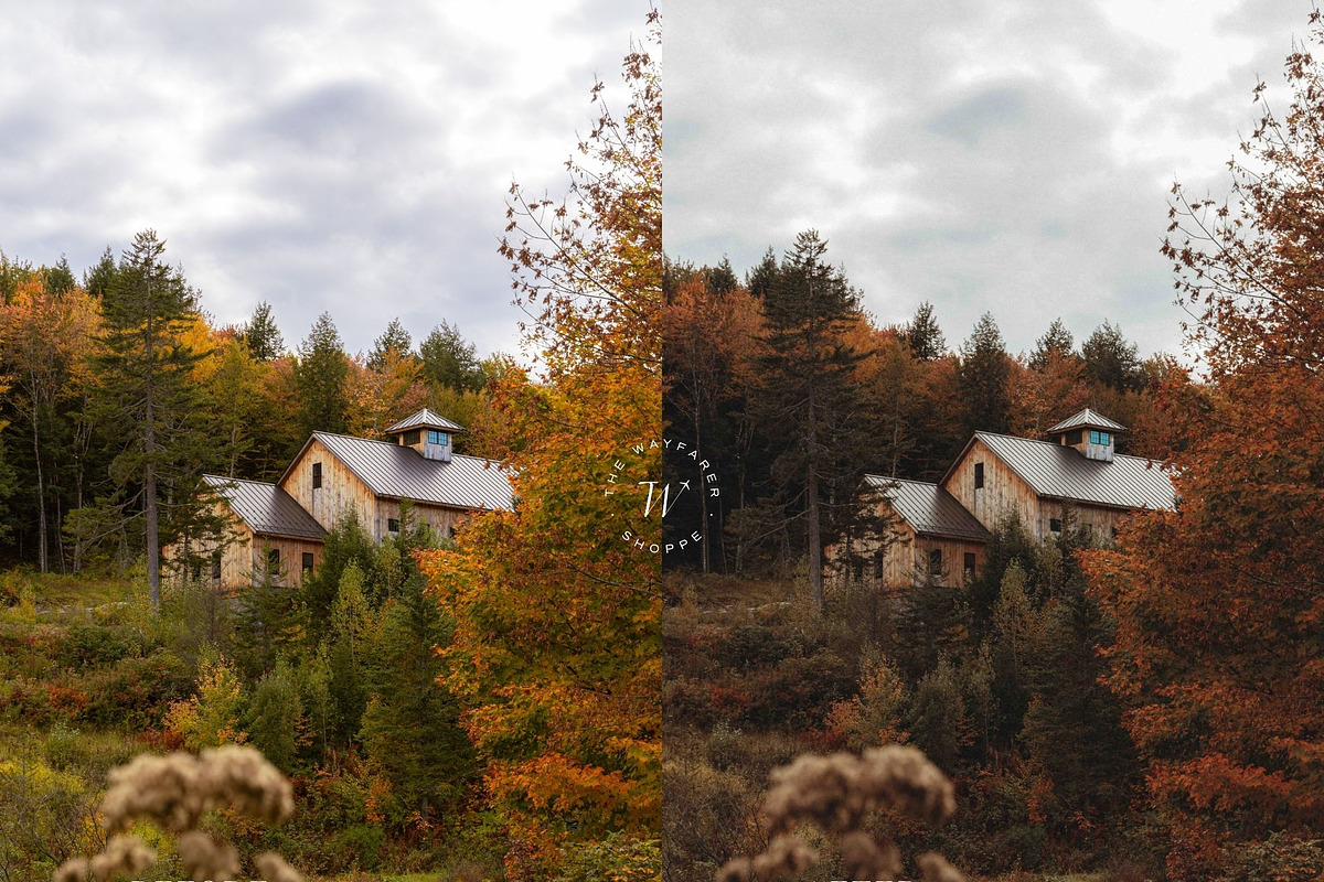 15 Moody Fall Lightroom Presets, a Preset Add-On by TheWayfarerShoppe (Photo 3 of 8)