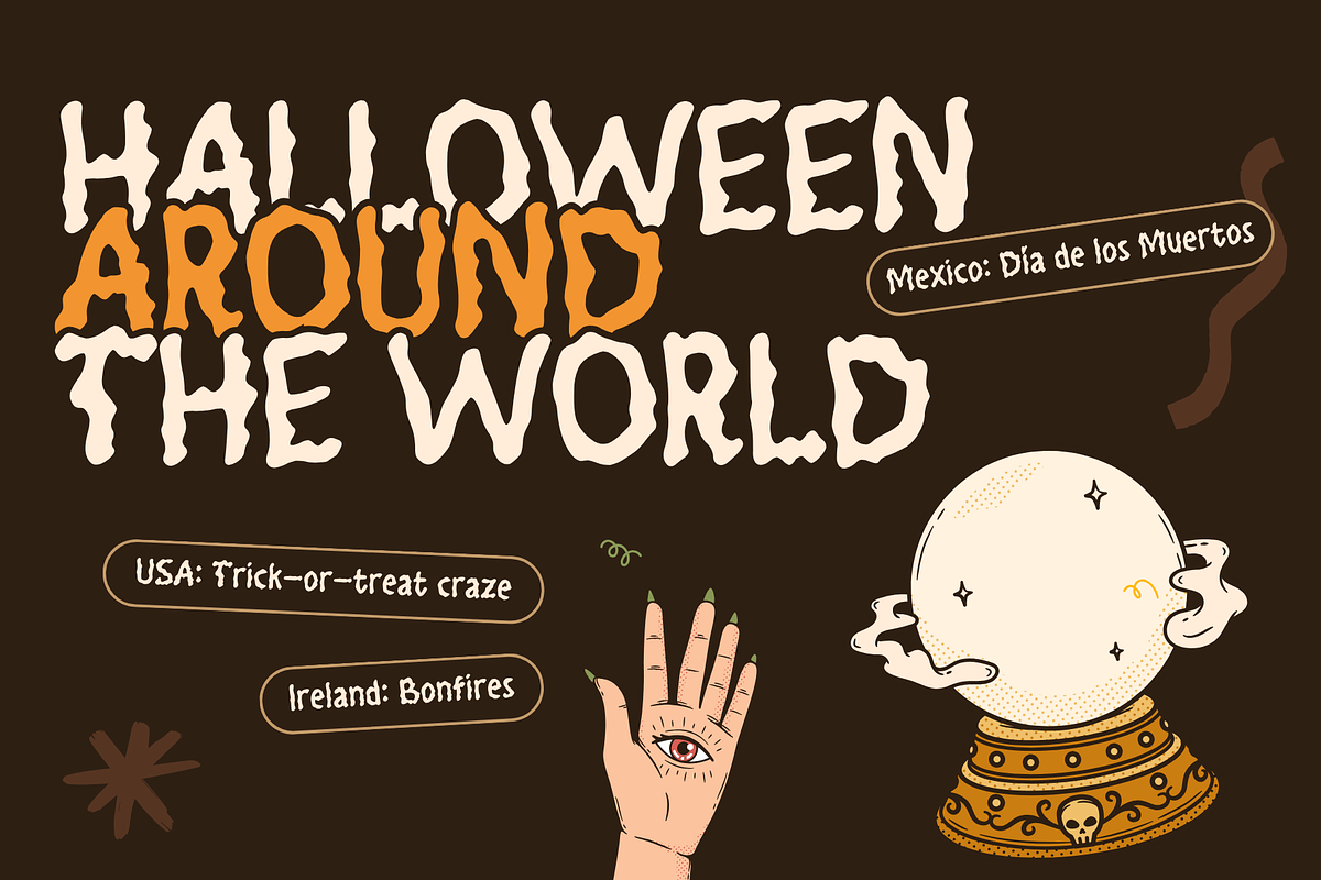 Ghoul Stain – Organic Horror Font, a Handwritten Font by BearyType Studio (Photo 5 of 10)