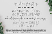 Yearbook Christmas - Calligraphy, a Handwritten Font by Arendxstudio (Thumbnail 9 of 9)