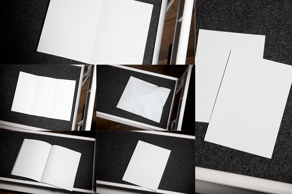 Magazines, books and paper bundle, a Books & Magazine Mockup by Moixo studio (Photo 9 of 9)