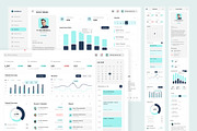 Hospital Management Dashboard, an UI Kit Template by peterdraw (Thumbnail 2 of 7)