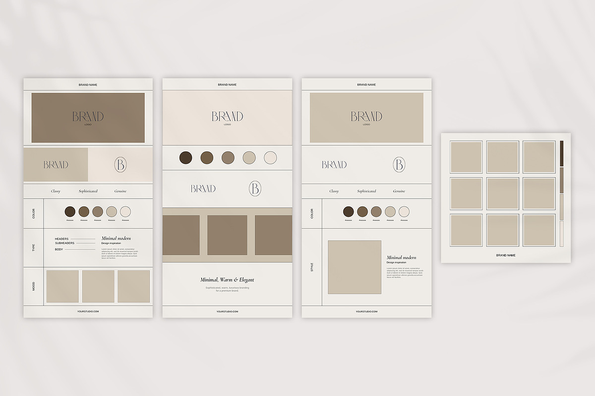 Brand & Mood Board Templates Set, a Presentation Template by Yuli Studio (Photo 8 of 8)