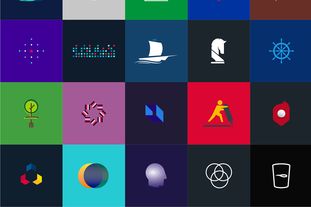 100 Logotypes & symbols bundle, a Branding & Logo Template by Srg® (Photo 8 of 9)