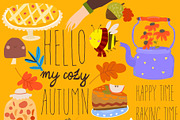 Cartoon Set With Cat, Tea Party and, an Animal Illustration by Maria Starus (Thumbnail 3 of 3)