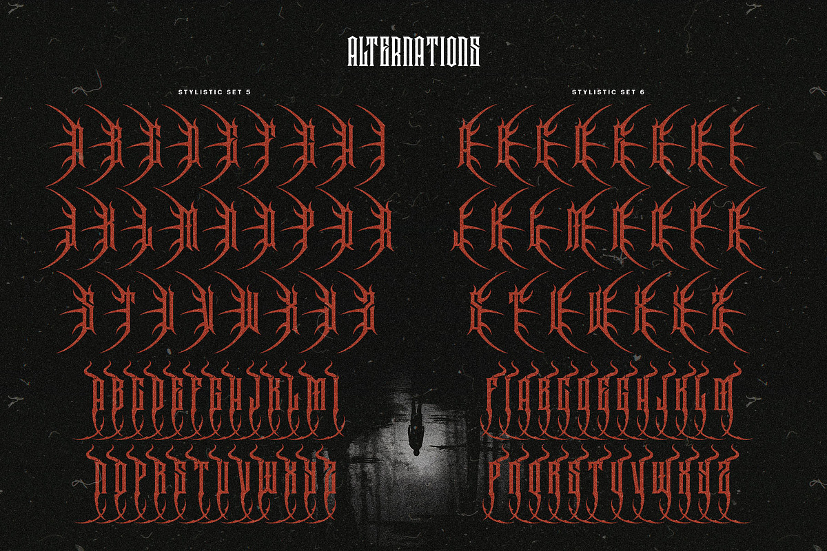 Bruno Back Typeface, a Blackletter Font by alit design (Photo 10 of 20)