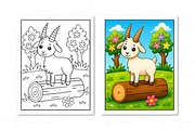 Farm Animals Coloring Pages for Kids, an Animal Illustration by Coco Bloom (Thumbnail 7 of 8)