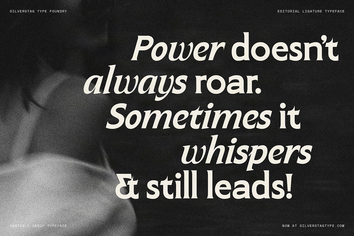 Arcilla — Variable Editorial Serif, a Serif Font by SilverStag Type Foundry (Photo 29 of 31)