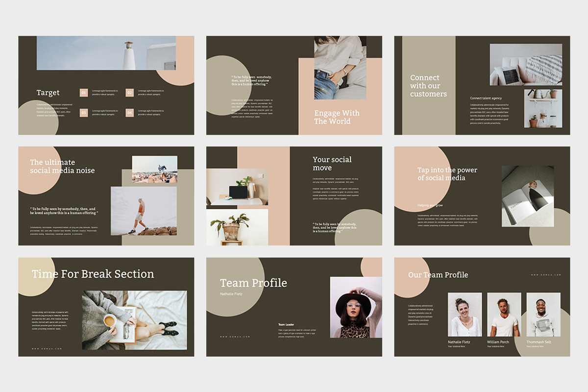 Domua : Talent Agency Google Slides, a Presentation Template by Punkl Camp (Photo 3 of 9)